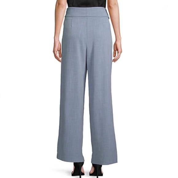 Worthington Wide Leg Side Zipper Matching Tie Belt Retro Pants Various Sizes NWT - Picture 2 of 2